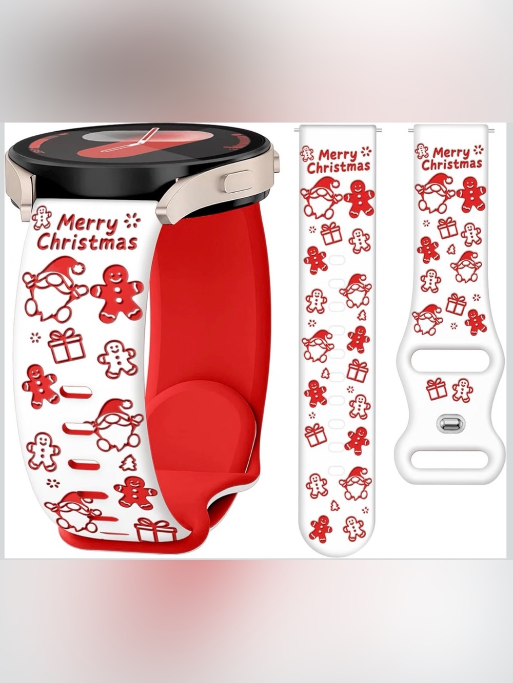 Christmas 20mm Silicone Watch Band for Samsung Galaxy Watch – New